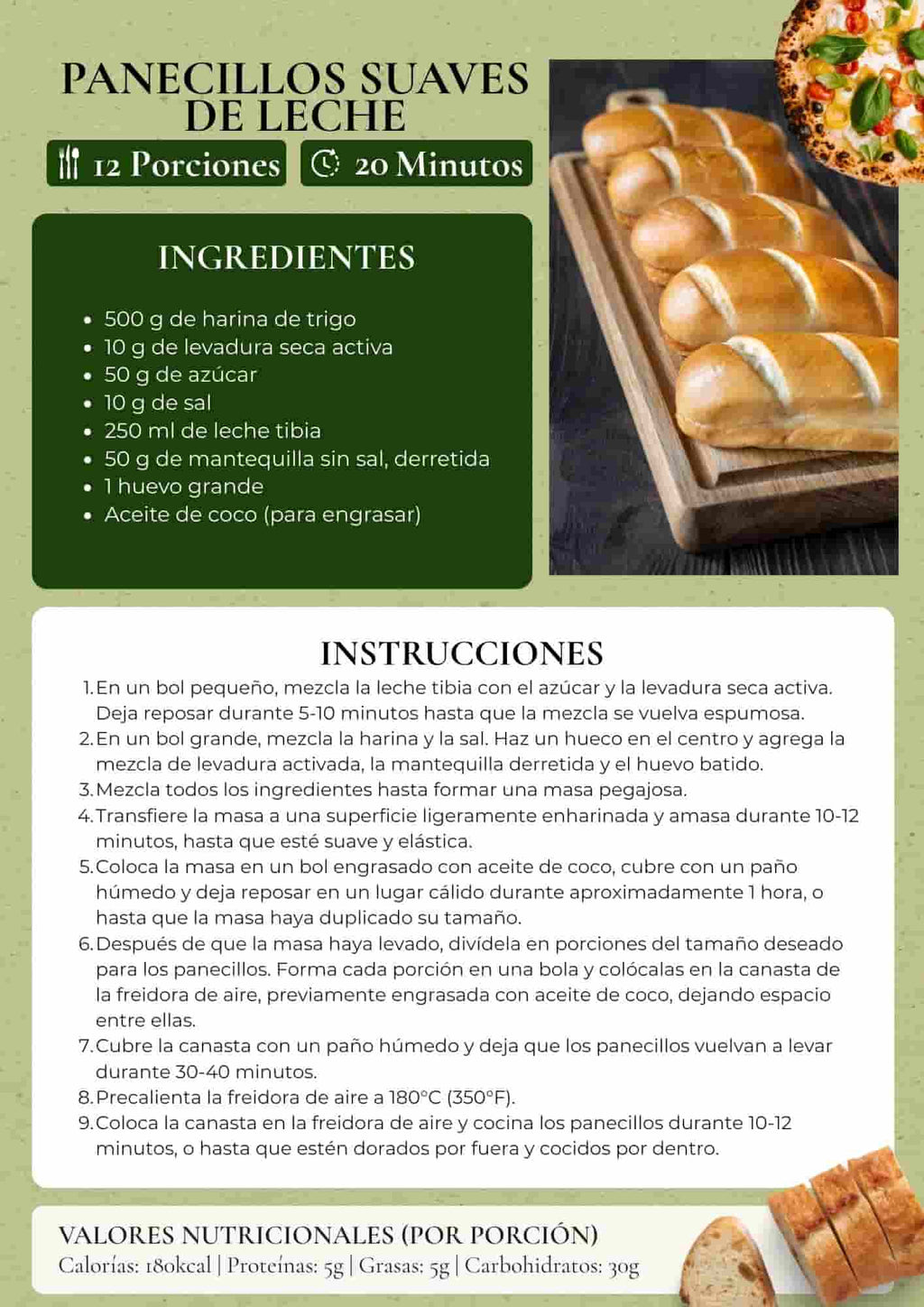 Panes y pizzas en la Air Fryer